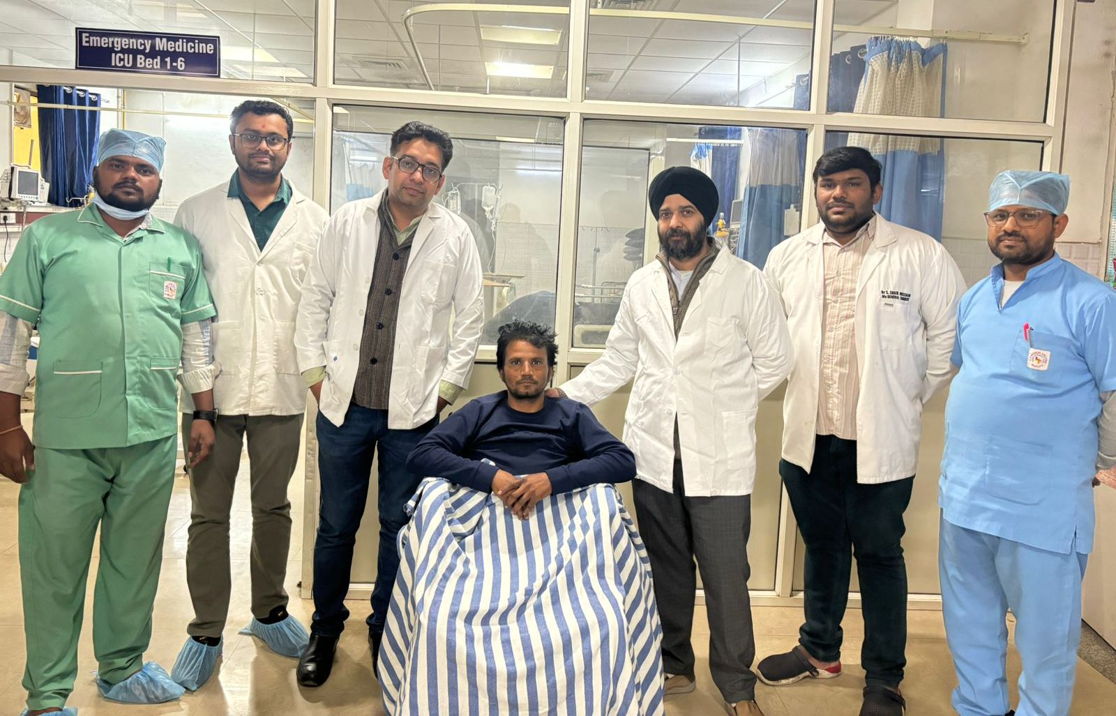 के.डी. हॉस्पिटल के न्यूरो सर्जनों ने मजदूर परिवार की खुशियां लौटाईं