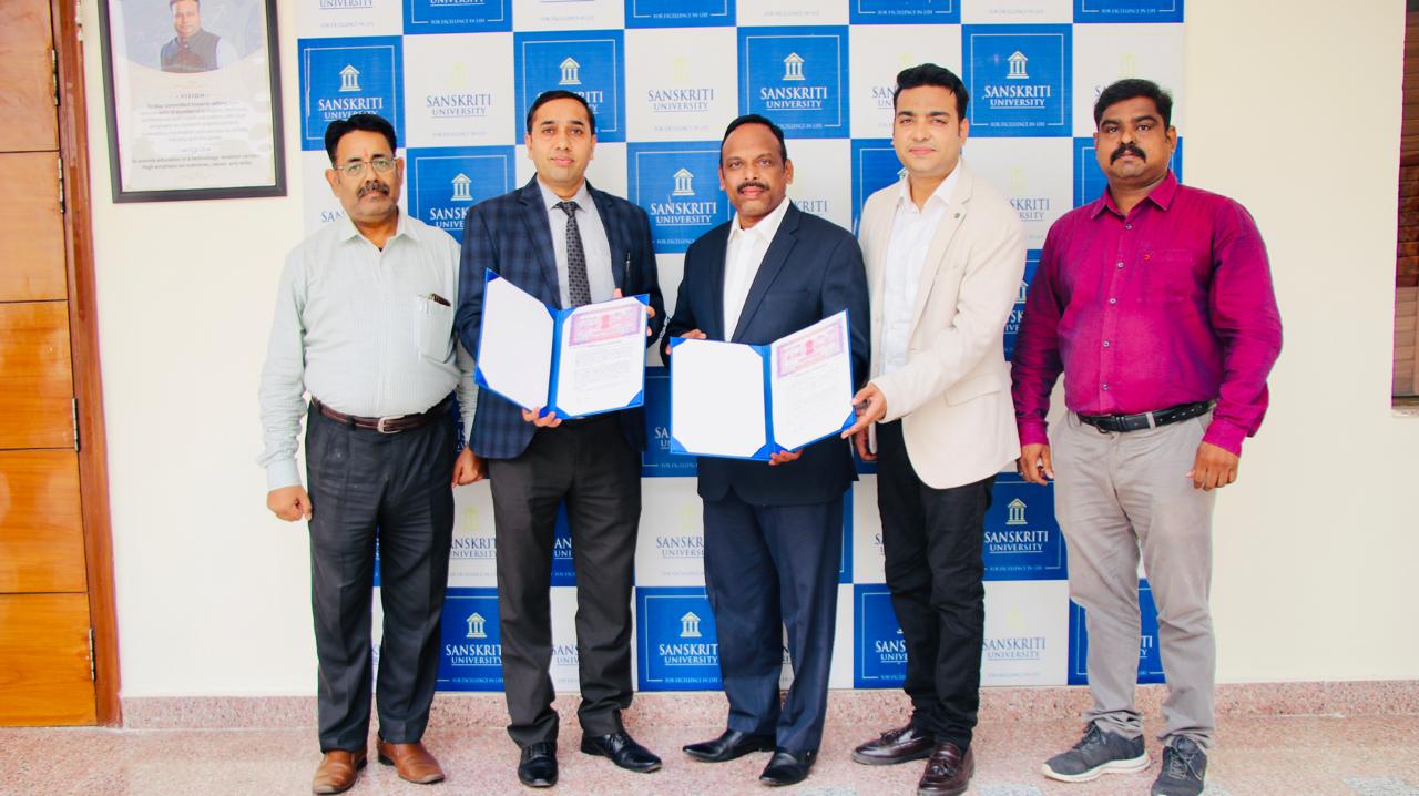 संस्कृति यूनिवर्सिटी ने तकनीकी शिक्षा में क्रांति लाने के लिए एचसीएल जीयूवीआई के साथ हाथ मिलाया